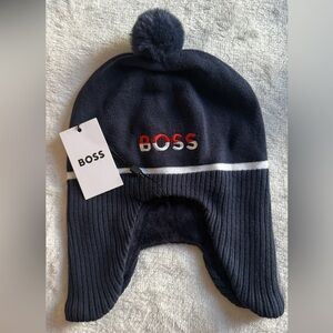 Boss Kids Pom-Pom Hat